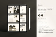 AURA | Minimal Magazine Template, a Magazine Template by ArtisanaAura (Thumbnail 2 of 14)