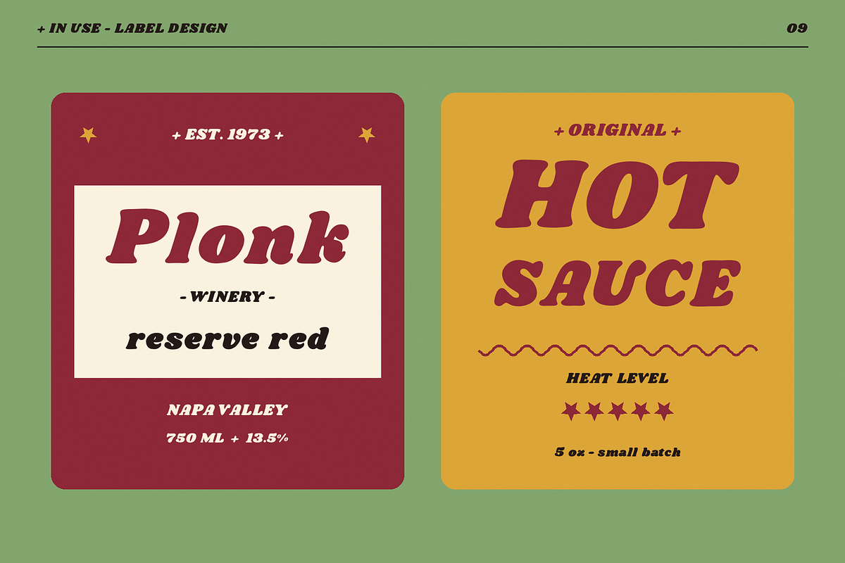 PLONK - Delicious Display Serif, a Serif Font by Lettra Studio (Photo 5 of 17)