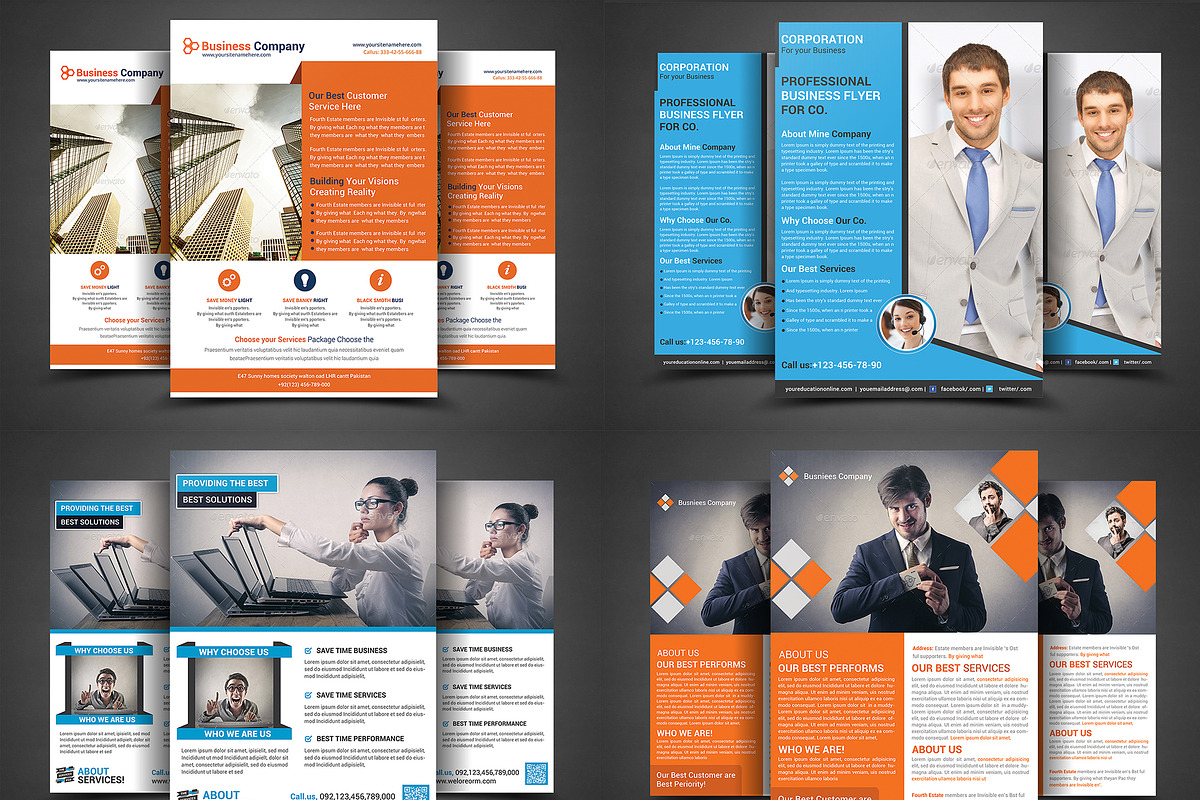 Corporate Business Flyers Bundle, a Flyer Template by AfzaalGraphics (Photo 5 of 5)