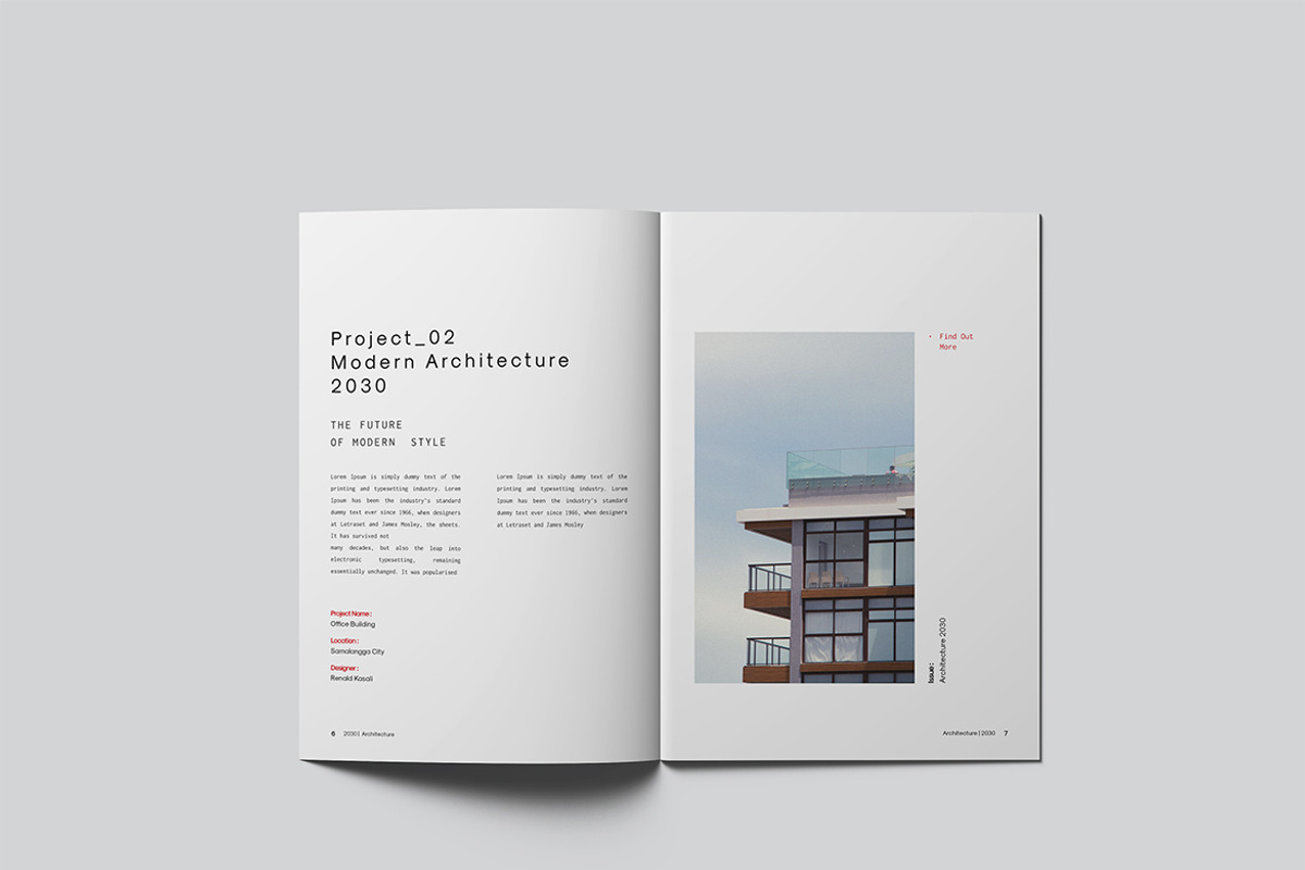 Architecture Portfolio Template, a Brochure Template by Alhaytar (Photo 4 of 12)