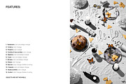 Halloween Muertos Party Table Mockup, a Cups & Container Mockup by creatsy5 (Thumbnail 3 of 5)