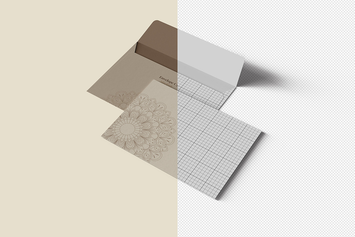 Envelope C5 Mockup - 12 Views, a Packaging Mockup by Illusiongraphic (Photo 19 of 26)