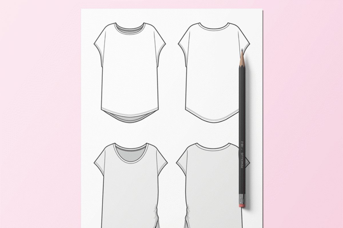 Sportswear for Women Flat Sketch Set, an Illustration by HYDNSTUDIO (Photo 8 of 10)