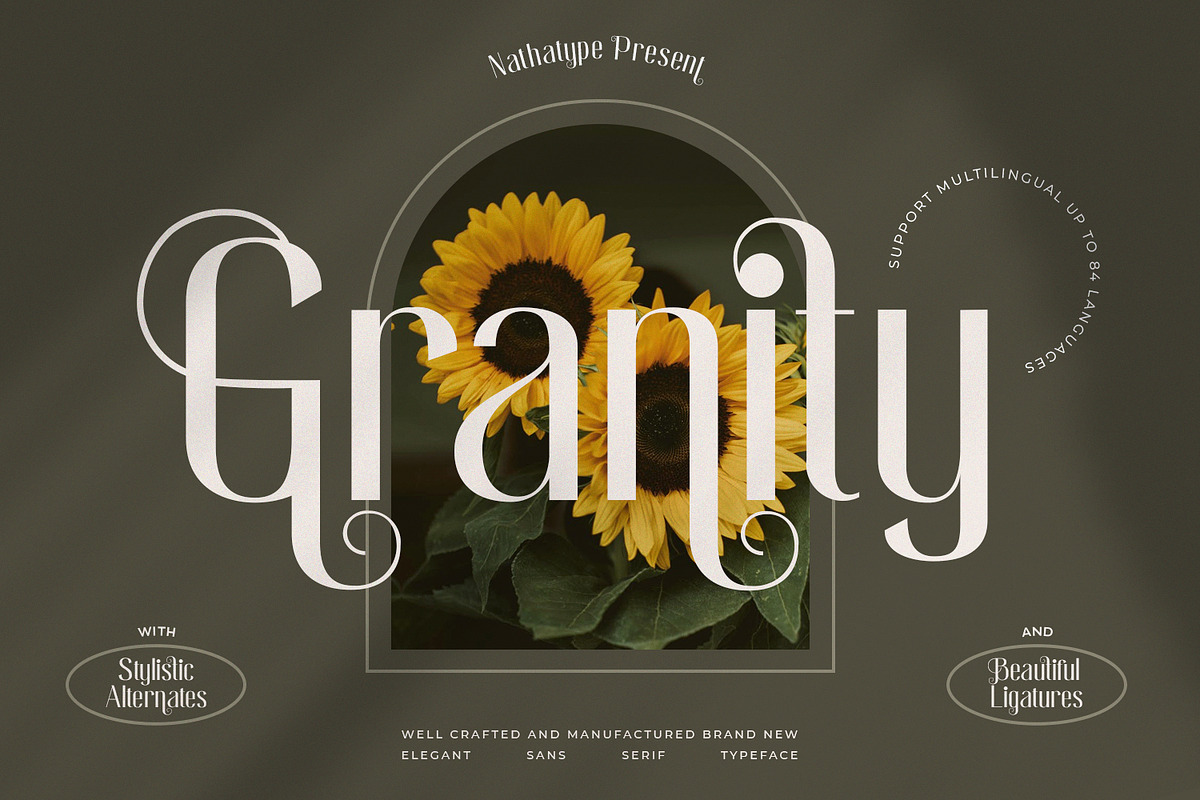 Granity, a Sans Serif Font by Nathatype (Photo 1 of 10)