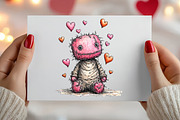 Valentine Voodoo Doll Clipart Bundle, an Illustration by Canvas Craft (Thumbnail 5 of 6)