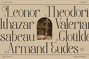 Elegant Serif Font - Clustery Royals, a Serif Font by Font Liner (Thumbnail 7 of 10)