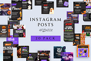 HALLOWEEN SPOOKY SOCIAL MEDIA POSTS, a Social Media Template by Daring Digies (Thumbnail 2 of 7)