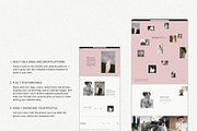 Soft & Romantic Showit Template, an App Template by Seventh Made (Thumbnail 2 of 4)