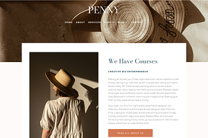 Penny Divi Business Coaching Theme