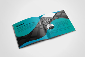 Square Colorful Corporate Brochure