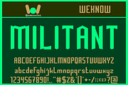High Consequences font, a Font by weknow (Thumbnail 4 of 8)