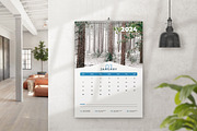 Wall Calendar 2024, a Print Template by Uiparvin (Thumbnail 2 of 2)