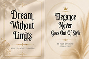 Midnight Majesty – Luxury Font, a Serif Font by Wow Magic (Thumbnail 6 of 6)