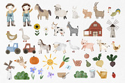 Watercolor Farm baby name creator, an Illustration by SleptArt (Thumbnail 3 of 5)