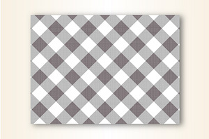 Set Of Seamless Gingham Patterns