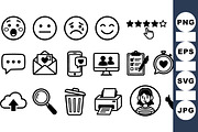 Minimalist Social Icons Set, an Illustration by designvectx (Thumbnail 1 of 3)