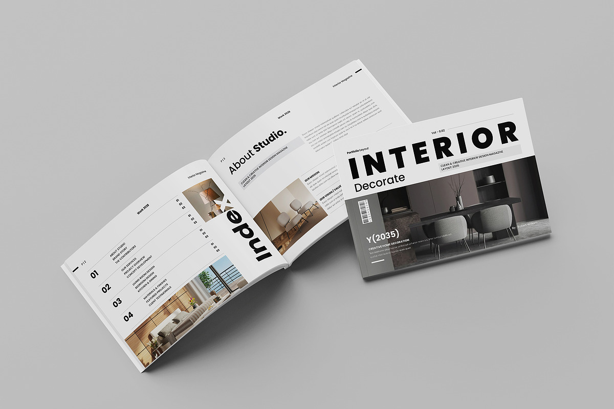Interior Design Magazine Landscape, a Magazine Template by Spark_Creative (Photo 2 of 13)