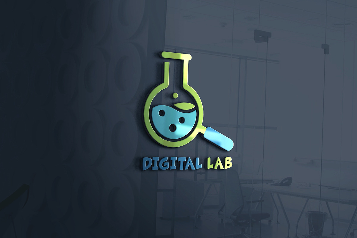 Digital Lab Logo | Science logo, a Branding & Logo Template by Master Design (Photo 2 of 2)