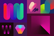 Blender 2: 160 Gradient Blend Shapes, an Object Graphic by RuleByArt (Thumbnail 16 of 23)