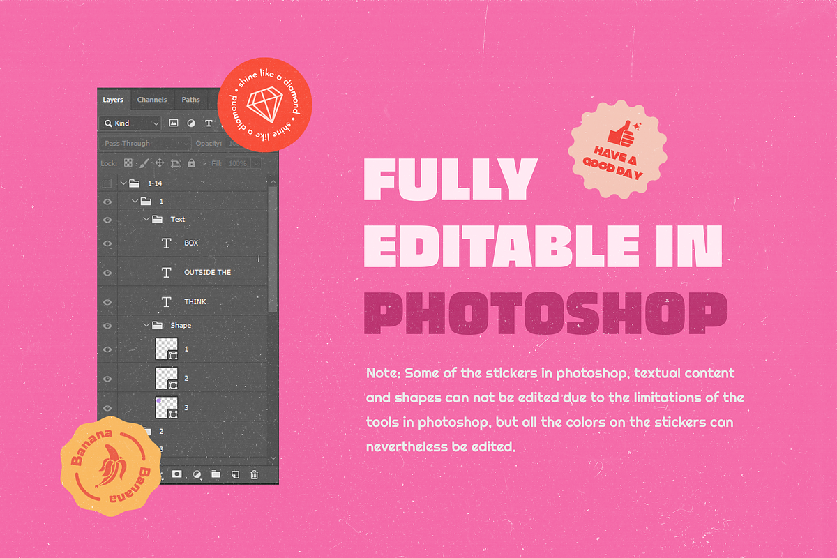 Sticker Pack Bundle, an Object Graphic by Sixtysix Labs (Photo 9 of 14)