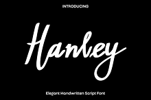 Hanley - Elegant Script Font