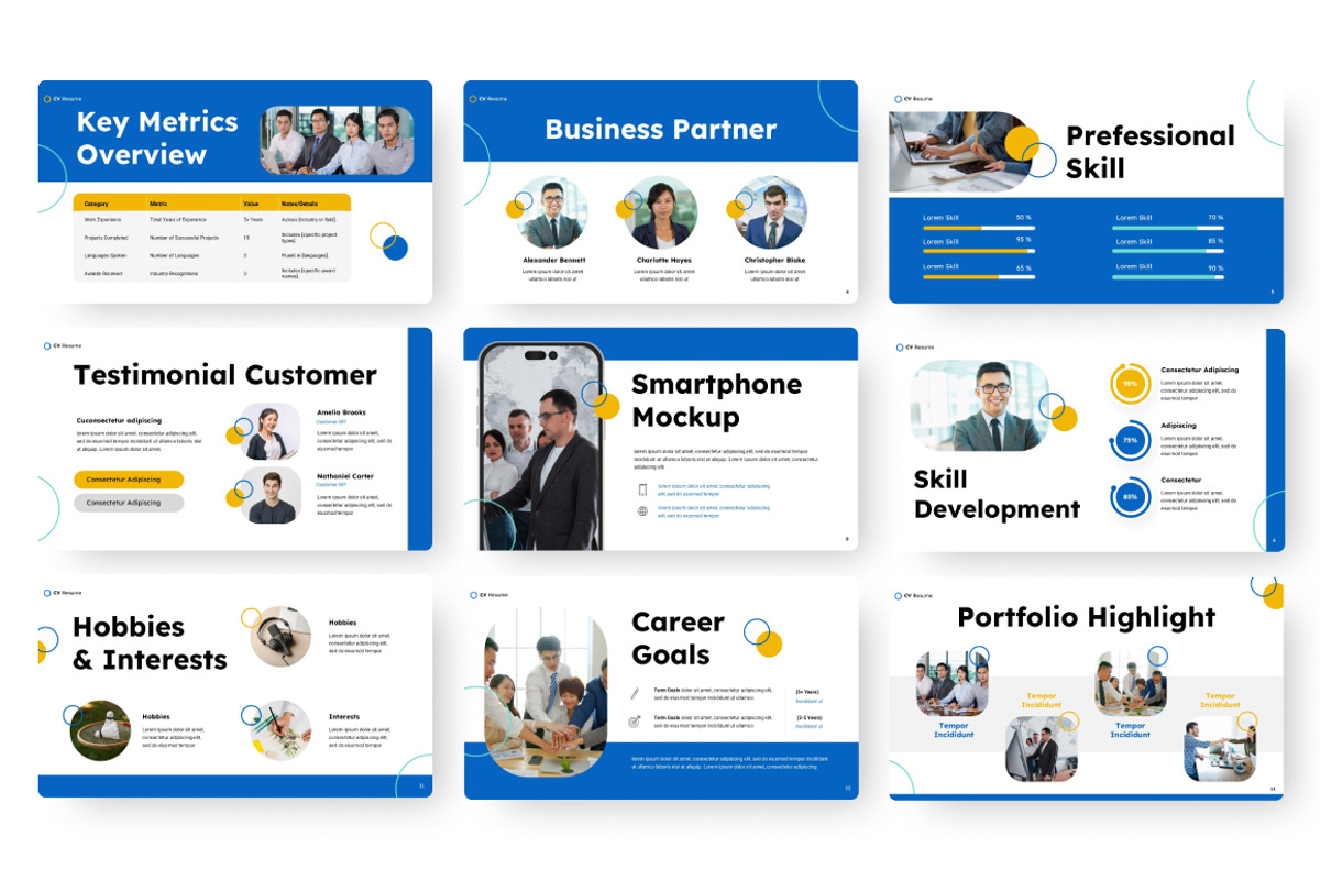CV Resume Google Slides, a Presentation Template by Loin Studio (Photo 3 of 4)