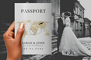 Wedding Passport Invitation Template, a Marketing Template by Coco Bloom (Thumbnail 4 of 4)