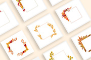 Autumn Leaves Watercolor vector set, a Pattern Graphic by alia.kurianova (Thumbnail 8 of 9)