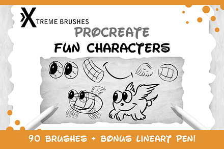 Procreate Fun Characters Kit!!!