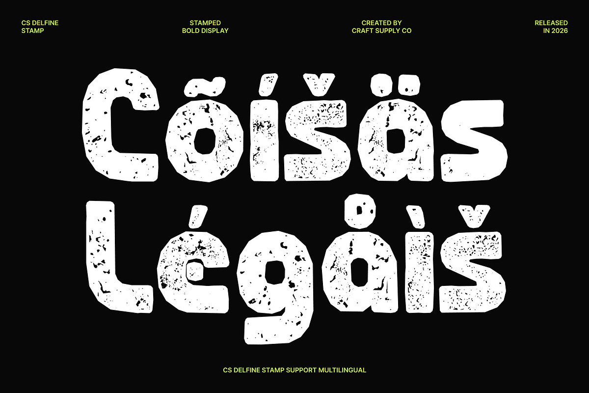 CS Delfine Stamp, a Sans Serif Font by Craft Supply Co. (Photo 7 of 8)