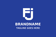 Letters FJ Monogram Connected Logo, a Branding & Logo Template by Pray Art Design Studio (Thumbnail 2 of 2)