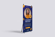 X-Banner Mockup Bundle Set, an Advertising Mockup by Rielismee (Thumbnail 4 of 5)