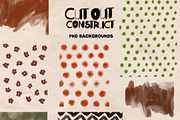 Fall Abstract Backgrounds & Cut Outs, a Decorative Illustration by whiteheartdesign (Thumbnail 23 of 28)