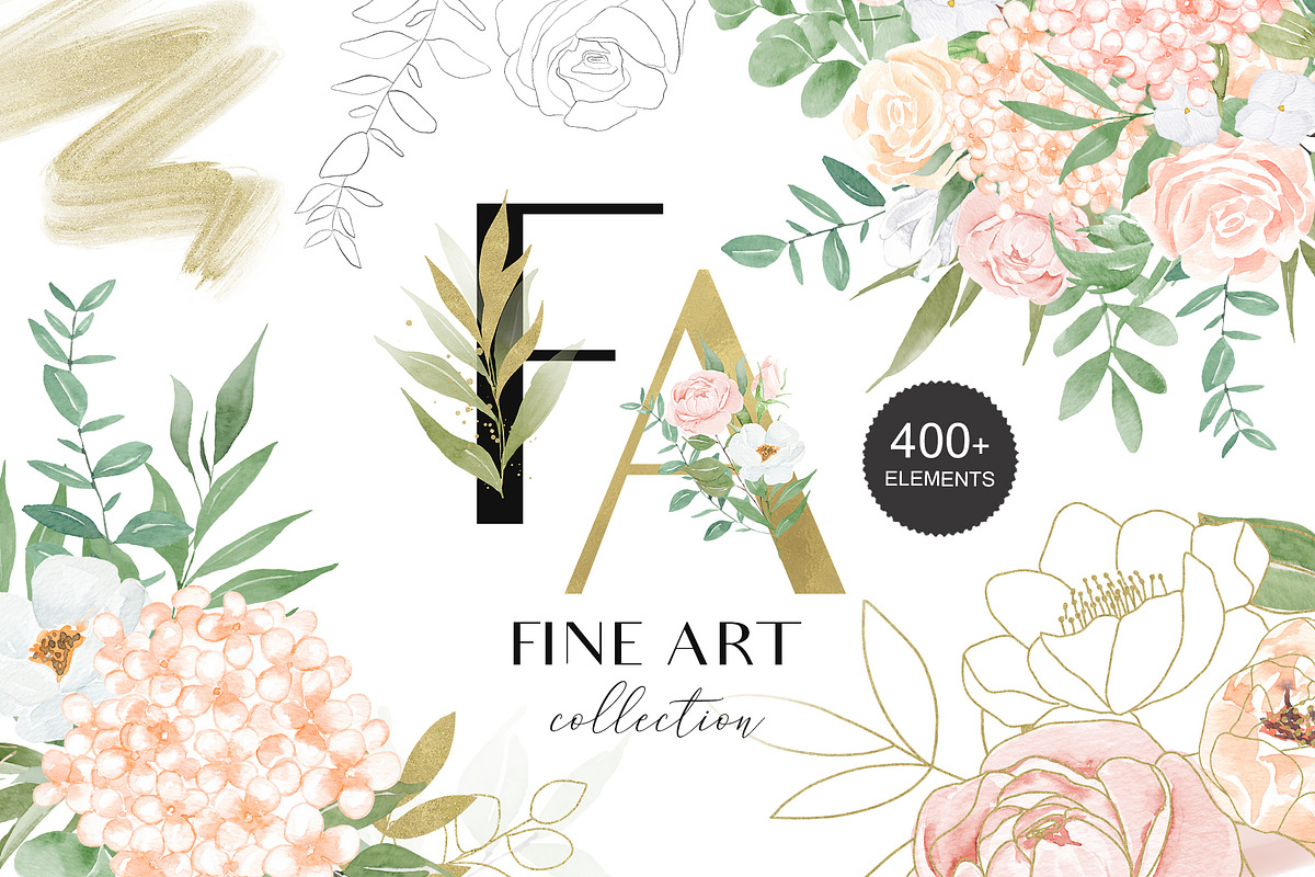 Watercolor Whole Shop Bundle, an Illustration by Kaya Fonts (Photo 2 of 19)