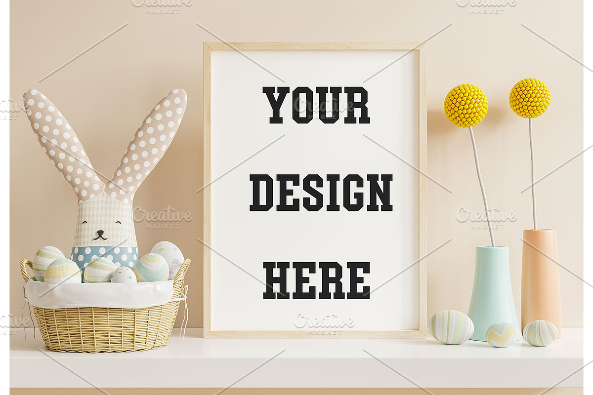 Kids frame mockup 013, a Household Mockup by vanitjan (Photo 1 of 2)