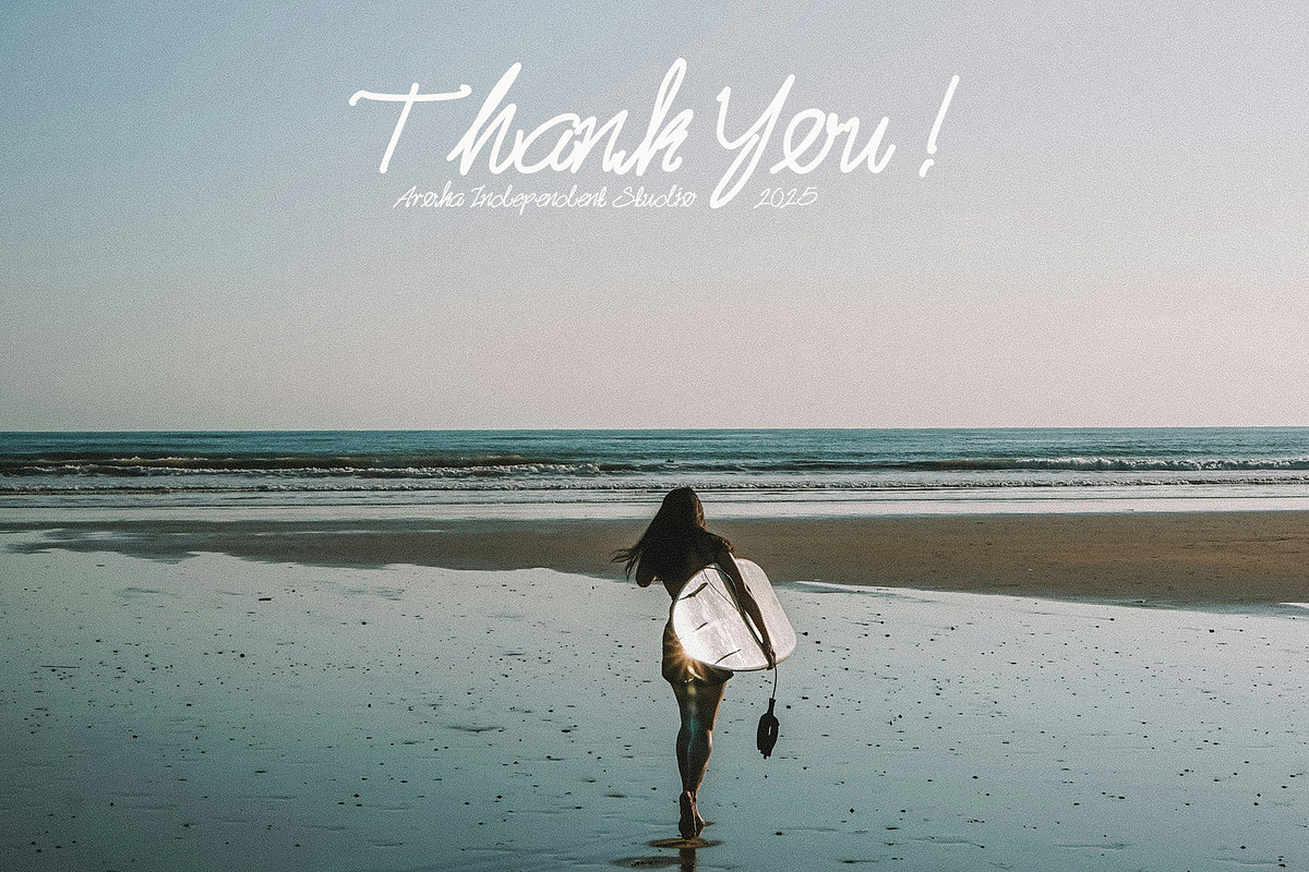 Widjaja Handwritten Script, a Script Font by AROKA (Photo 11 of 11)