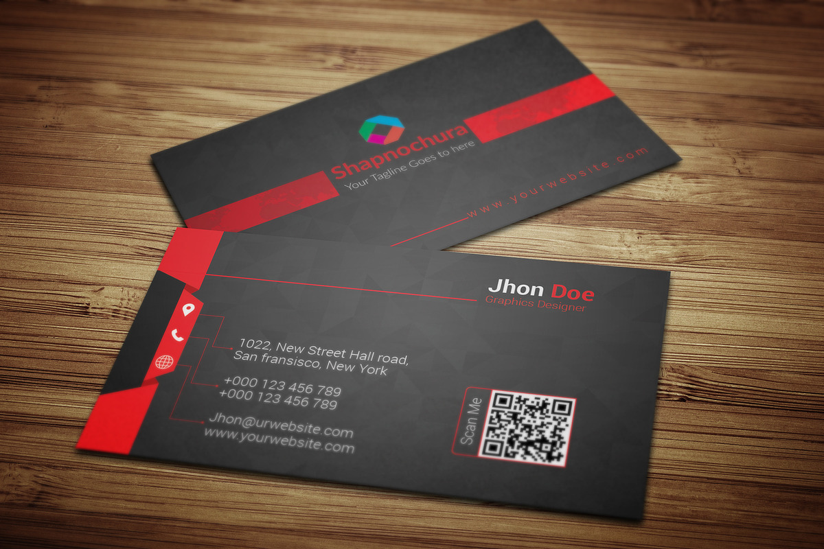 Elegant Creative Business Card - 21, a Business Card Template by Shapnochura Design Studio (Photo 6 of 6)