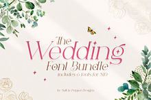 The Wedding Fonts Bundle