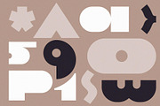 Wide Plump Stylish Stencil Font, a Font by kaer_shop (Thumbnail 5 of 6)