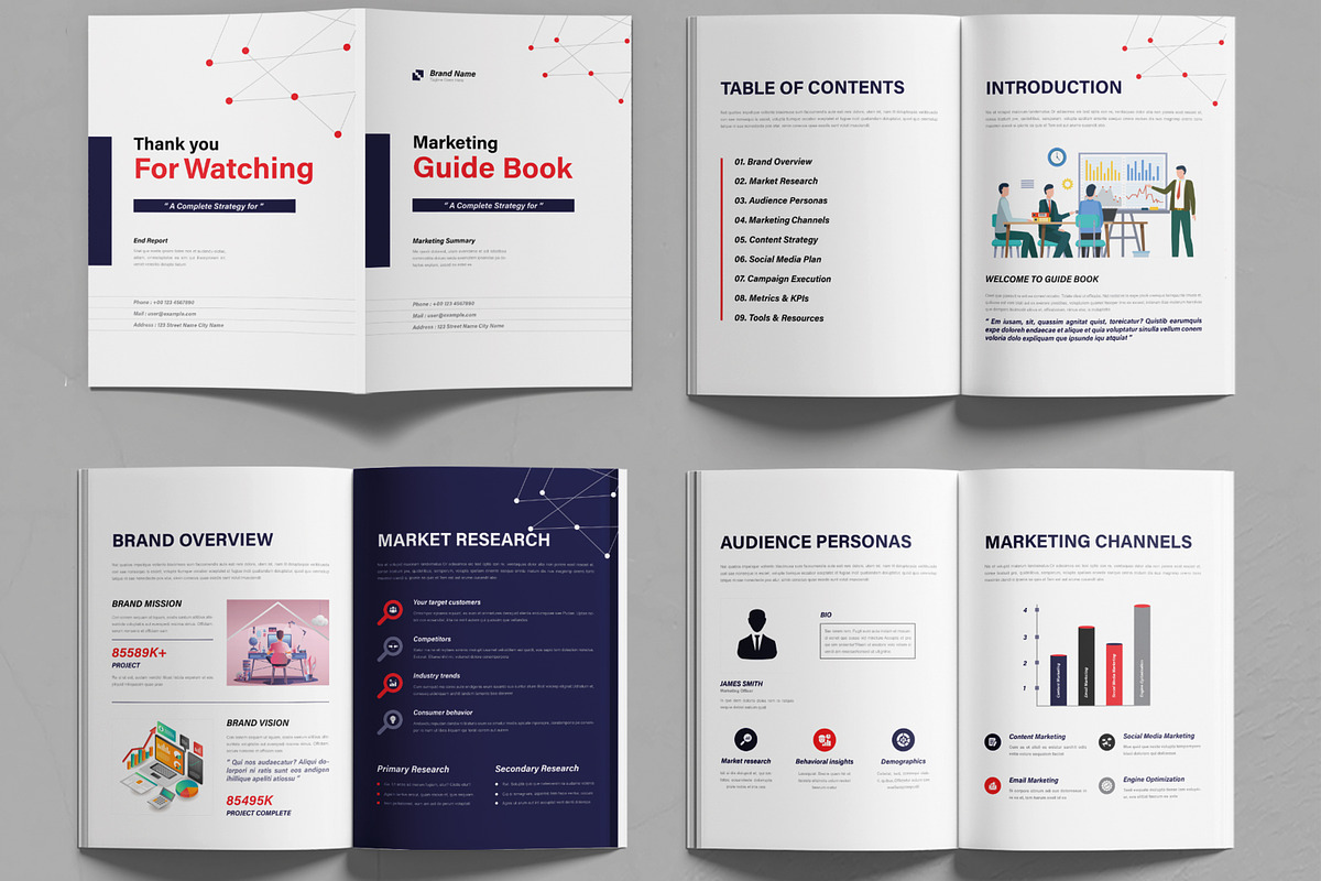 Creative Marketing Guide Book Layout, a Brochure Template by MightyDesign (Photo 2 of 6)