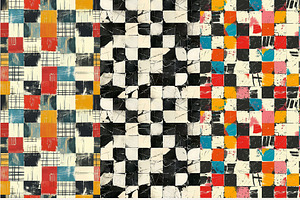 15 Checkered Fun Seamless Patterns