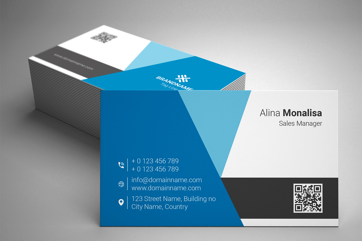 Modern Card Template, a Business Card Template by designSultan (Photo 3 of 6)