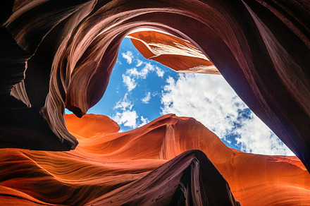 Antelope canyon containing canyon, antelope, and arizona, a Nature Photo by Pabkov
