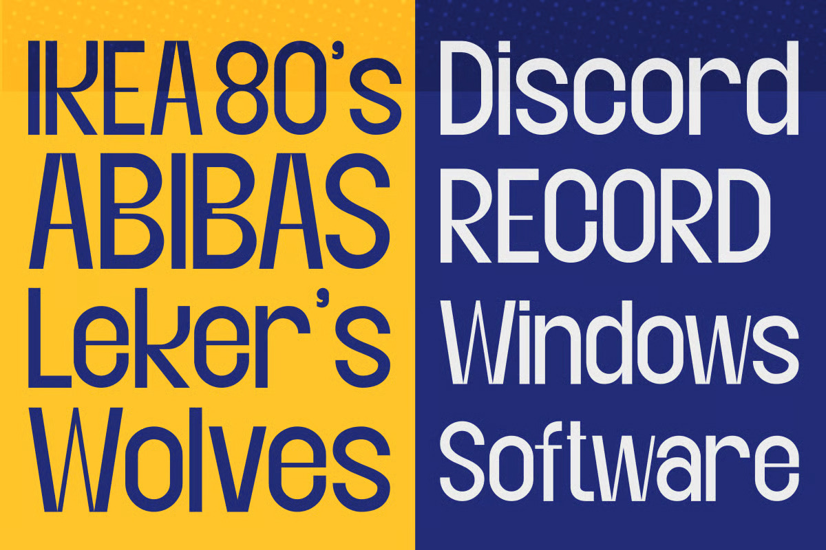 Techology – Narrow Sans Typeface, a Sans Serif Font by Brand Earth (Photo 6 of 12)