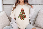 Retro Patchwork Christmas Tree Png, an Illustration by Dream Creation (Thumbnail 3 of 5)