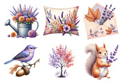 Lavender Autumn Clipart, an Illustration by Daily.Designs (Thumbnail 5 of 5)
