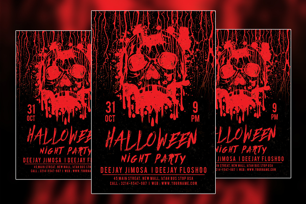 Halloween, a Flyer Template by VaaniDesigns (Photo 1 of 2)