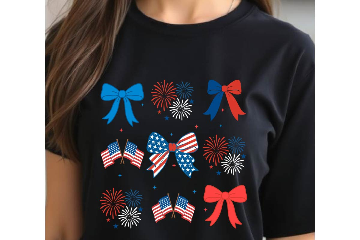 Coquette 4th July American Flag Png, an Object Graphic by Digi_Design_World (Photo 2 of 4)
