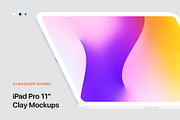 iPad Pro 11 - 21 Clay Mockups, an iPad Mockup by Asylab (Thumbnail 56 of 56)