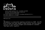 DeData Pixel Display Font, a Sans Serif Font by GRAPHLAB (Thumbnail 2 of 5)